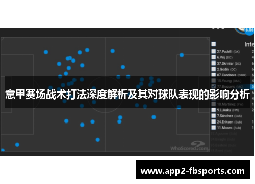 意甲赛场战术打法深度解析及其对球队表现的影响分析 意甲赛场战术打法深度解析及其对球队表现的影响分析